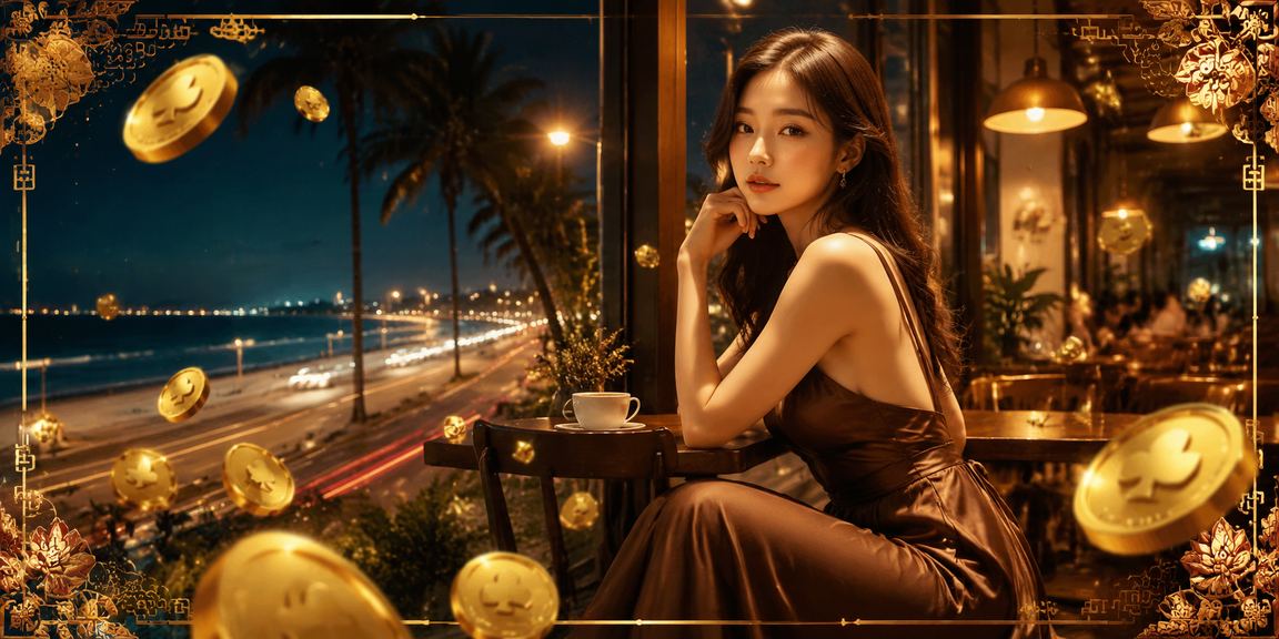 Người chơi thư giãn tại Mũi Né bên cốc cà phê, mở ứng dụng chơi bài và theo dõi kết quả cược